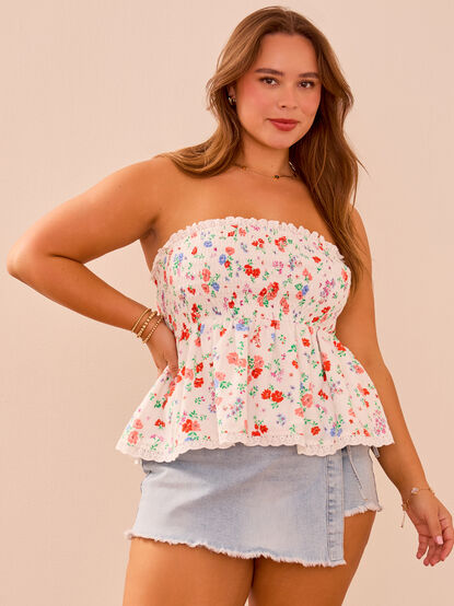 Tia Denim Skort - TULLABEE