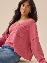 Cassidy Boxy Thermal Top Detail 2 - TULLABEE