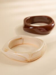 Resin Bangle Set Detail 2 - TULLABEE