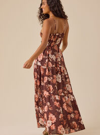 Kellsa Floral Maxi Dress Detail 4 - TULLABEE