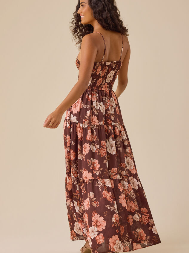 Kellsa Floral Maxi Dress Detail 4 - TULLABEE