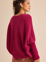 Amryn Chenille Dolman Sweater Detail 4 - TULLABEE