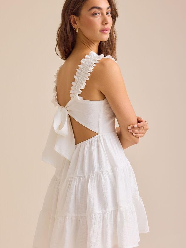 Kira Tiered Mini Dress Detail 7 - TULLABEE