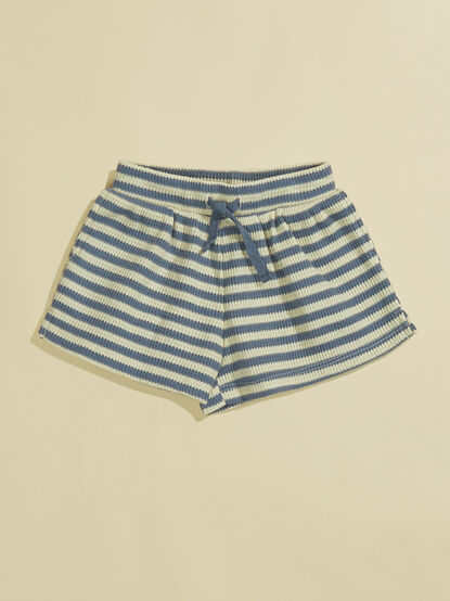 Jordy Toddler Striped Lounge Shorts - TULLABEE