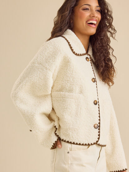 Goldie Sherpa Jacket - TULLABEE