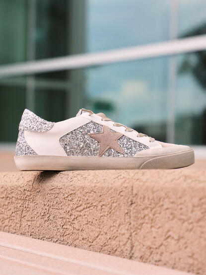 Harper Sequin Sneakers - TULLABEE