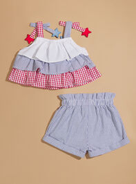 USA Baby Star Tank and Shorts Set Detail 3 - TULLABEE