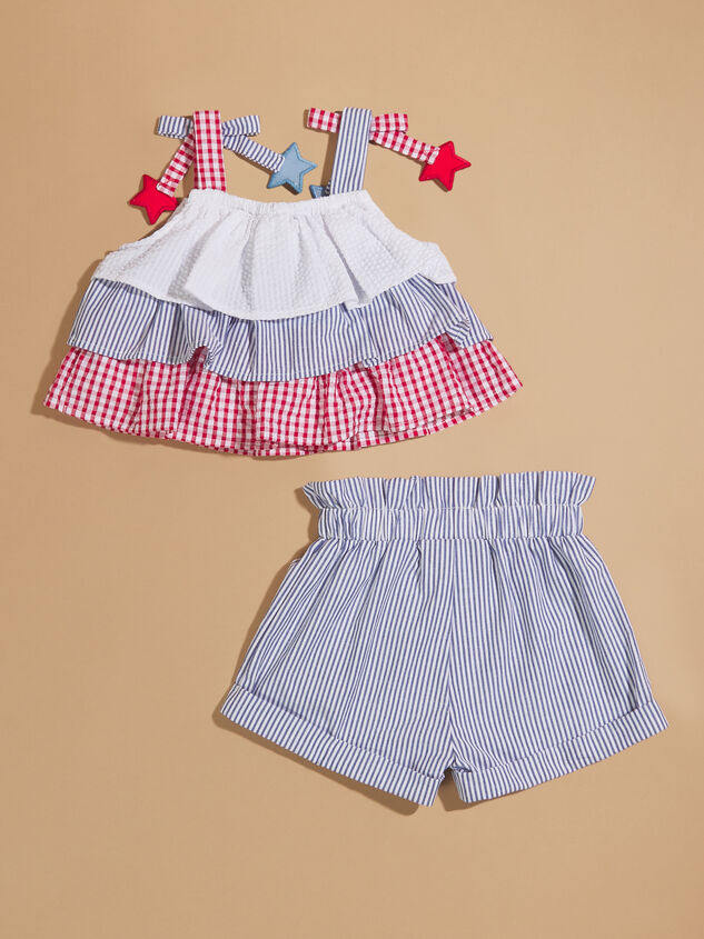 USA Baby Star Tank and Shorts Set Detail 3 - TULLABEE