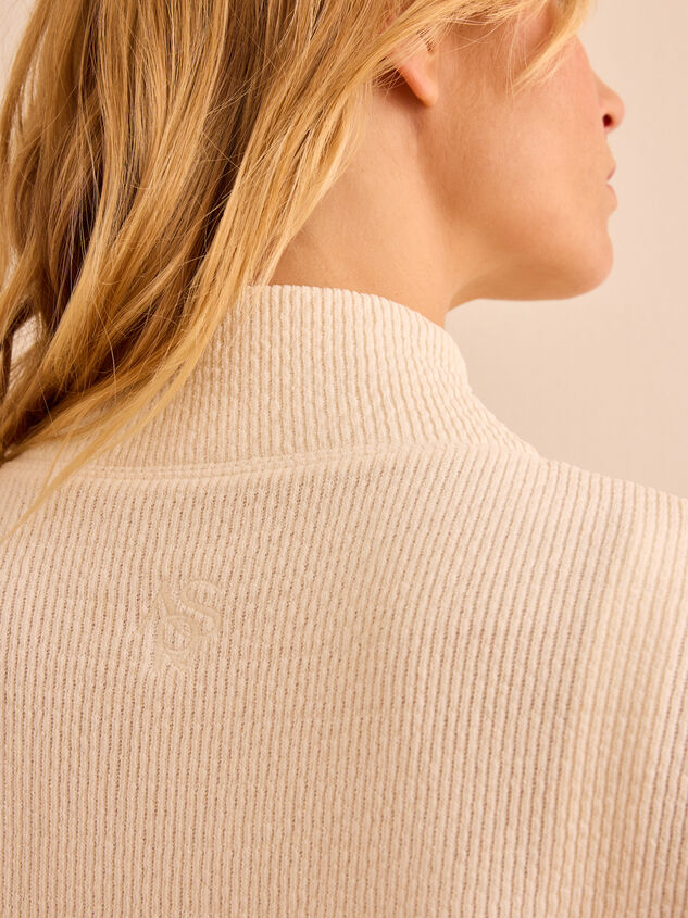 Balanced Ease Ribbed Mockneck Detail 6 - TULLABEE