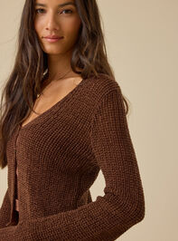 Belle Knit Cardigan Detail 3 - TULLABEE