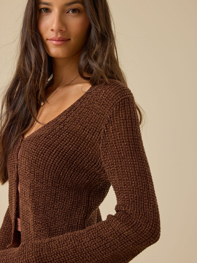 Belle Knit Cardigan Detail 3 - TULLABEE