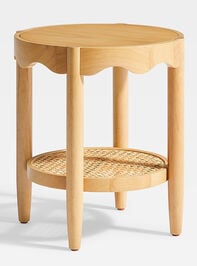 Sienna Wood Side Table Detail 2 - TULLABEE