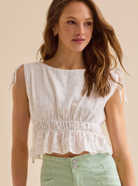Asha Embroidered Top Detail 3 - TULLABEE