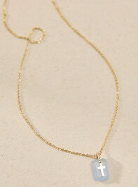 Blue Grace Charm Necklace - TULLABEE