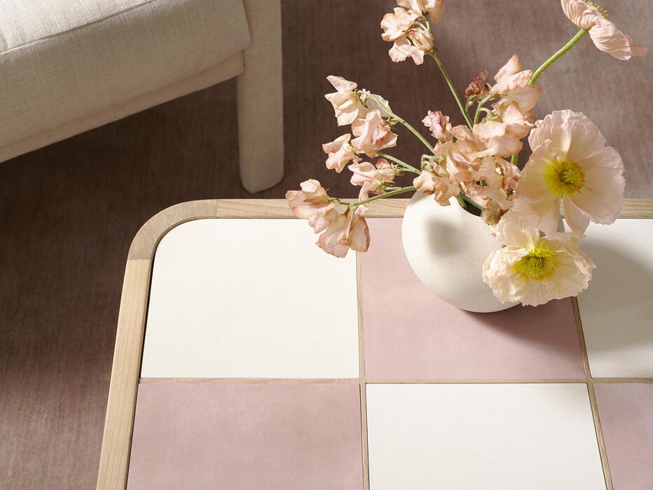Audrey Wood Coffee Table Pink - TULLABEE - 
