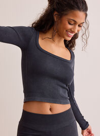 Studio Balance Ribbed Long Sleeve - TULLABEE