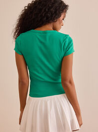 He's Golfing Baby Tee Detail 5 - TULLABEE