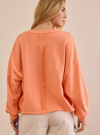 Reform and Ease V-Neck Pullover Detail 4 - TULLABEE