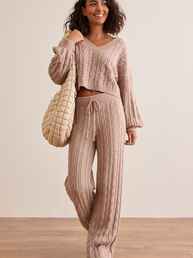 Dreamline Cable Knit Pant - TULLABEE