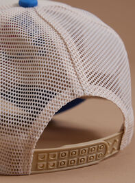 French Riviera Trucker Hat Detail 3 - TULLABEE