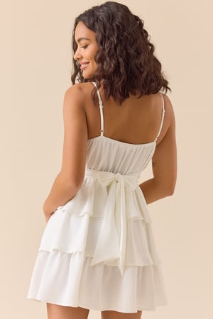 Emely Sleeveless Tie Back Dress - Altar'd State - 