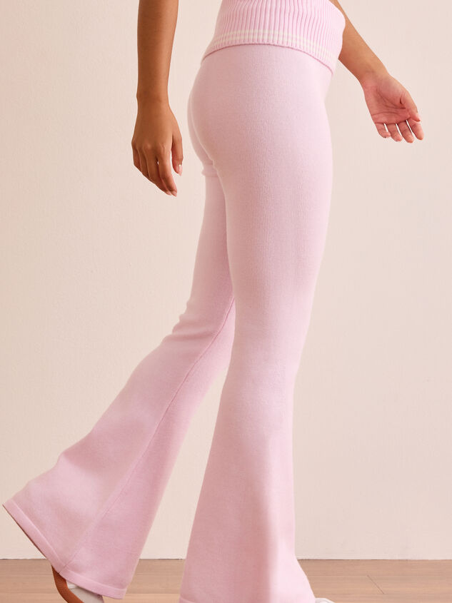 Varsity Flare Pant Detail 4 - TULLABEE