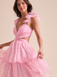 Becca Tiered Maxi Dress Detail 3 - TULLABEE