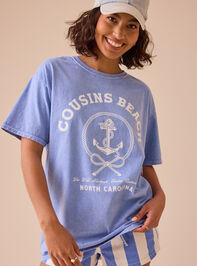 Beach Anchor Oversized Tee - TULLABEE