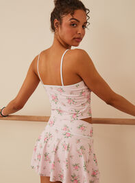 Floral Sprint Tank Detail 4 - TULLABEE