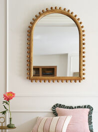 Lotus Wood Mirror Detail 2 - TULLABEE