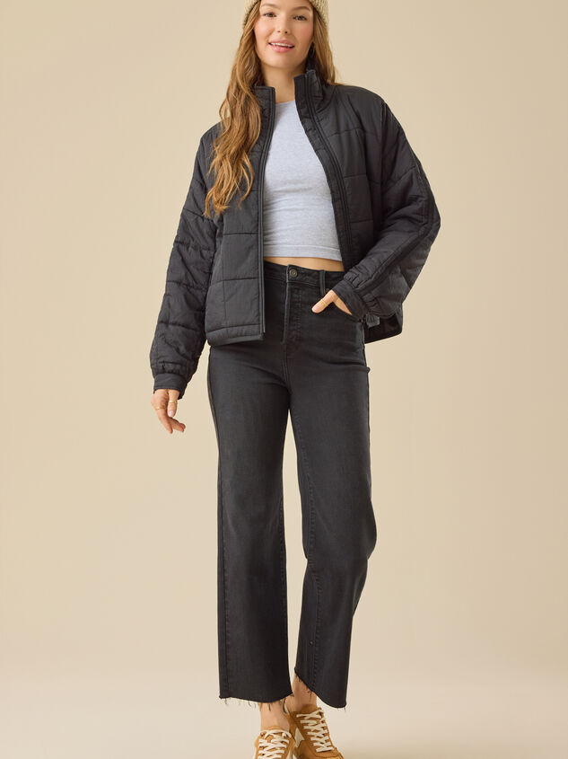 Soraya Quilted Jacket Detail 3 - TULLABEE