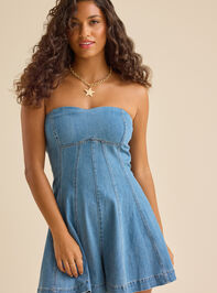 Alissa Denim Romper - TULLABEE