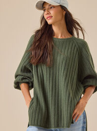 Gabby Ribbed Sweater Detail 3 - TULLABEE
