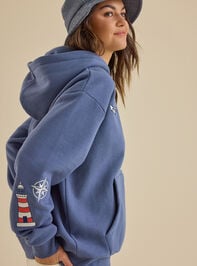 Montauck Sailing Hoodie Detail 5 - TULLABEE