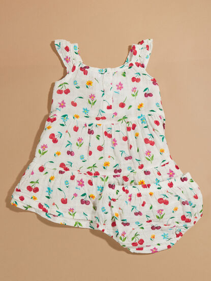 Cherry Floral Tank and Bloomer Set - TULLABEE