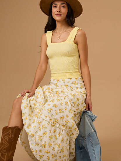 Blaire Seamless Floral Cami - TULLABEE