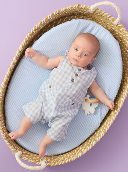 Jacob Gingham Romper - TULLABEE