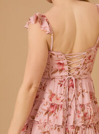 Samantha Floral Mini Dress Detail 5 - TULLABEE