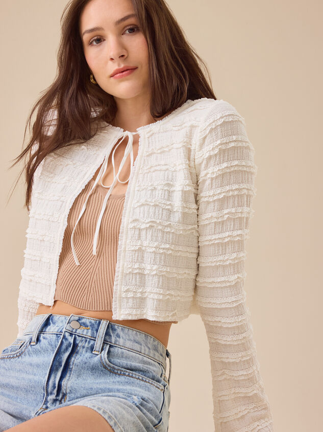 Brianna Lace Ruffle Top Detail 3 - TULLABEE