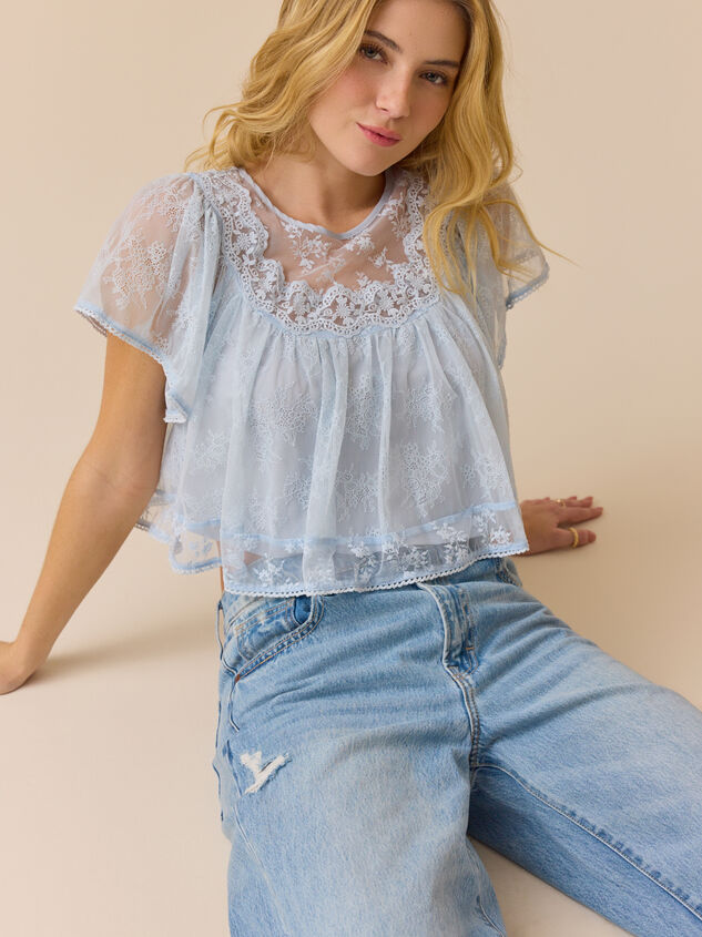 Sabrina Lace Babydoll Top - TULLABEE