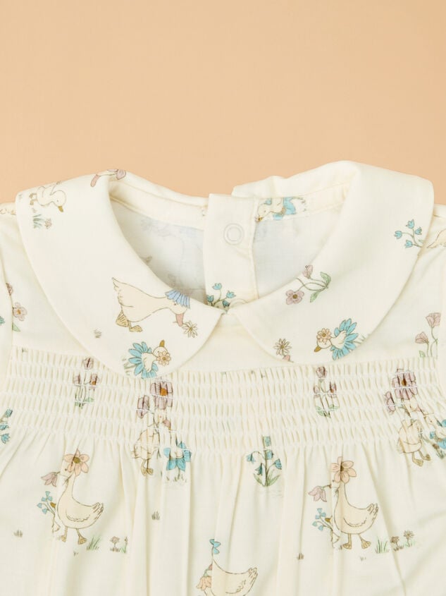 Little Duckling Blooms Romper Detail 3 - TULLABEE