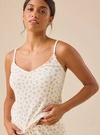 Tina Floral Ribbed Tank - TULLABEE