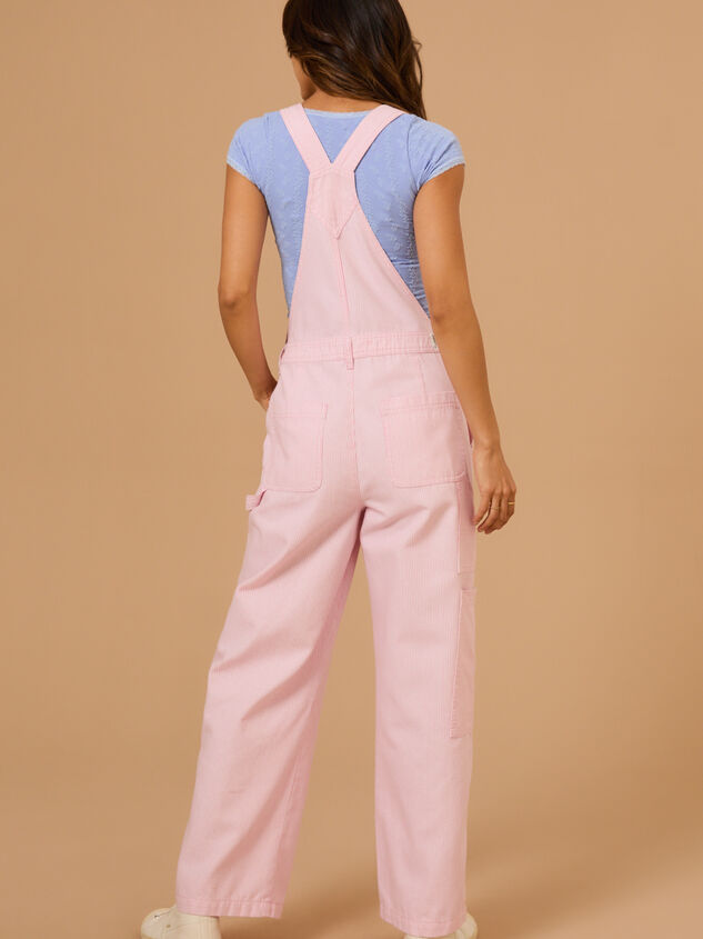 Brie Striped Overalls Detail 4 - TULLABEE