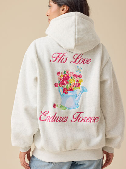 His Love Endures Forever Hoodie - TULLABEE