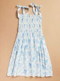 Avani Floral Mini Dress Detail 2 - TULLABEE