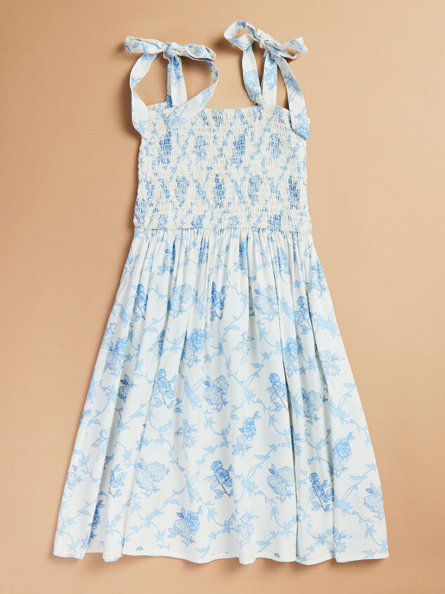 Avani Floral Mini Dress Detail 2 - TULLABEE