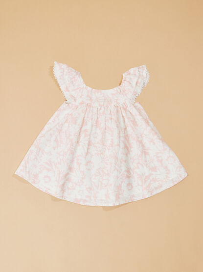 Ila Flutter Floral Baby Dress - TULLABEE