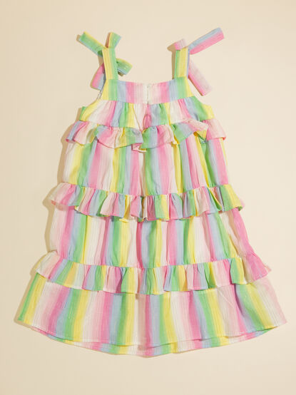 Paris Toddler Tiered Ruffle Dress - TULLABEE