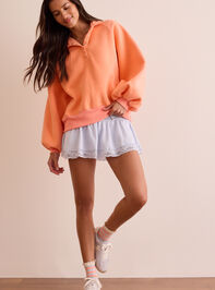 Peak Balloon Sleeve Pullover Detail 2 - TULLABEE