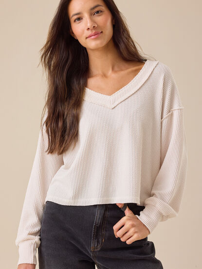 Layne Ribbed Top - TULLABEE